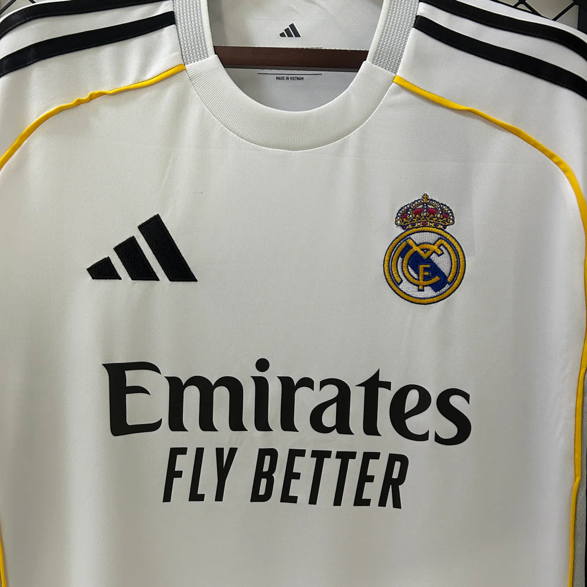 Real Madrid Home Jersey 2023/24 - Emirates Fly Better