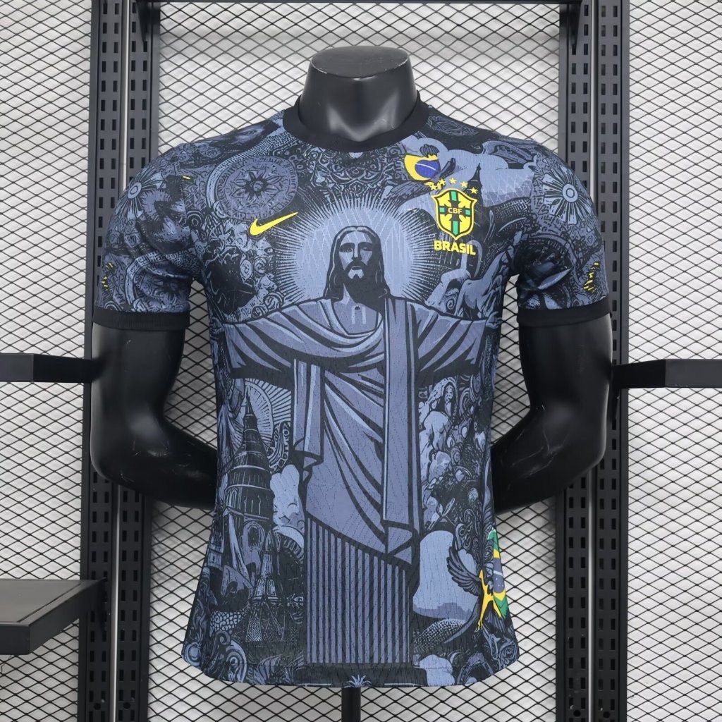 Brazil Special Edition Christ the Redeemer Player Version Jersey 2024