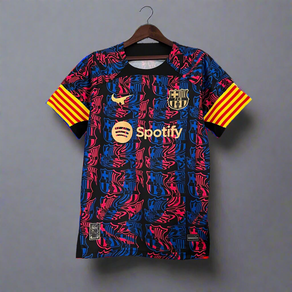 Barcelona Special Edition Fan-Made Jersey - Artistic Pattern Design