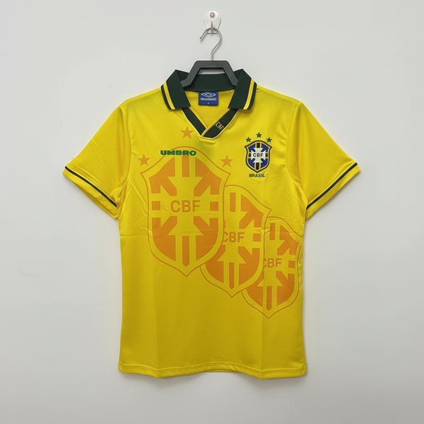 Brazil 1994 World Cup Champions Retro football jersey - front view