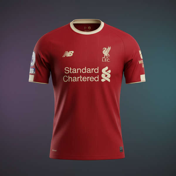 Liverpool 2019/20 Premier League Champions football jersey - front view