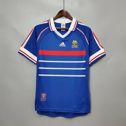 France National Team Classic Home Jersey - Retro Blue Football Shirt