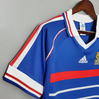 France National Team Classic Home Jersey - Retro Blue Football Shirt