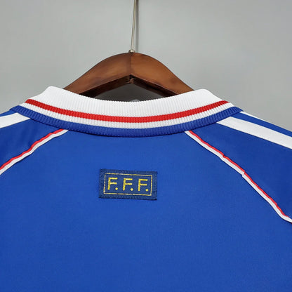 France National Team Classic Home Jersey - Retro Blue Football Shirt
