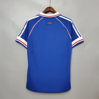 France National Team Classic Home Jersey - Retro Blue Football Shirt