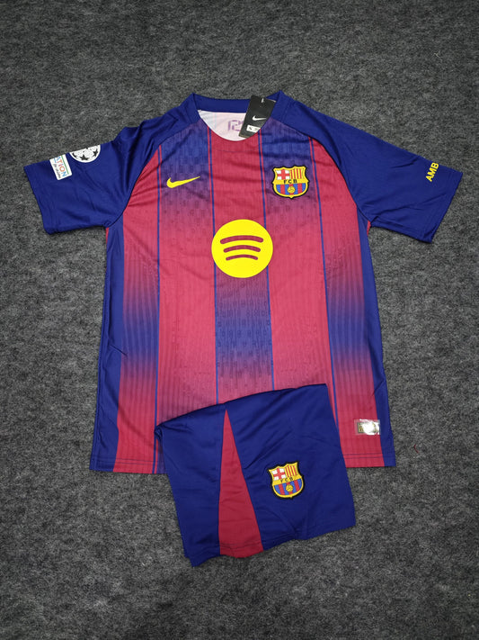BARCELONA 2025-26 HOME SET (EMBROIDERY LOGOS)