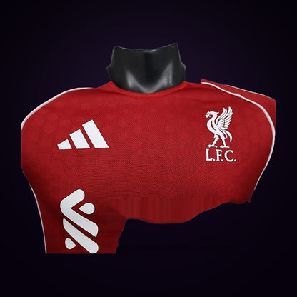 Liverpool 2025/26 Home football jersey - detail close-up