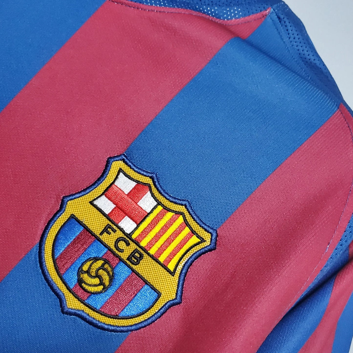 FC Barcelona Home Jersey - Classic Blue & Red Stripes
