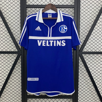 01/02 Schalke 04 Home Retro Jersey - Authentic Vintage Football Shirt