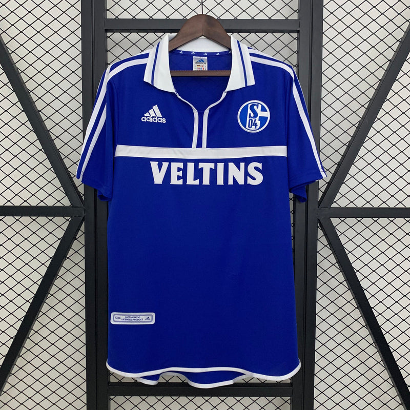 01/02 Schalke 04 Home Retro Jersey - Authentic Vintage Football Shirt