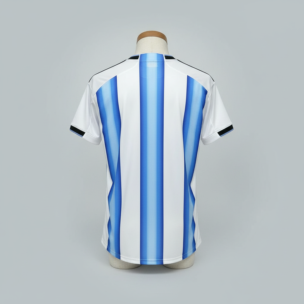 2026 Mens Argentina World Cup Home football jersey - back view