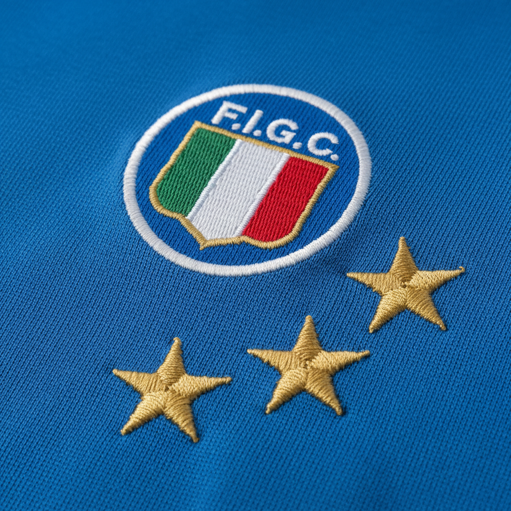 FIGC Badge and Stars Detail