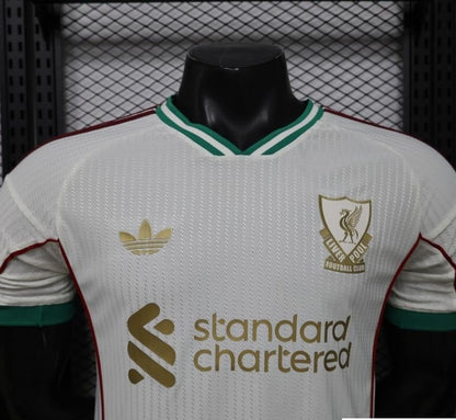 26/27 Liverpool FC Off-White with Gold Crest Special Edition Away Jers