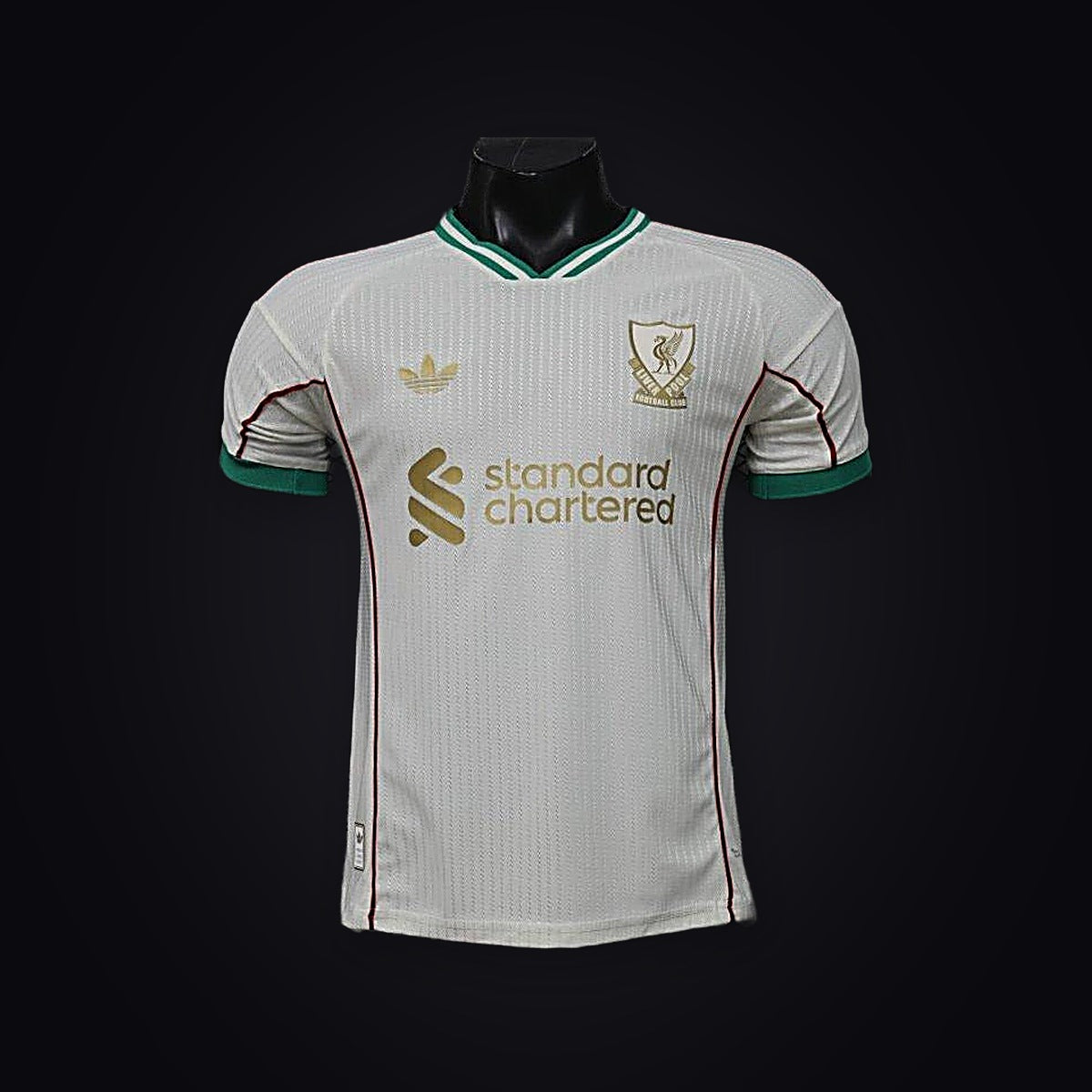 26/27 Liverpool FC Off-White with Gold Crest Special Edition Away Jers