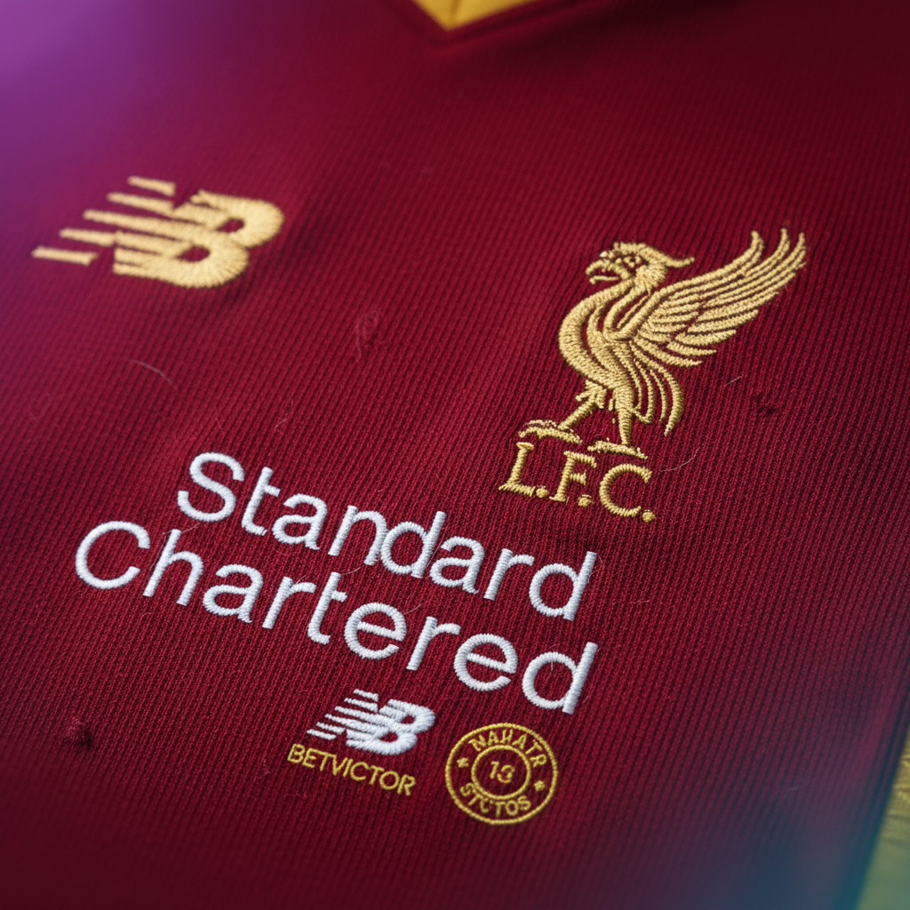 Liverpool 2019/20 Jersey Badge Detail 1:1