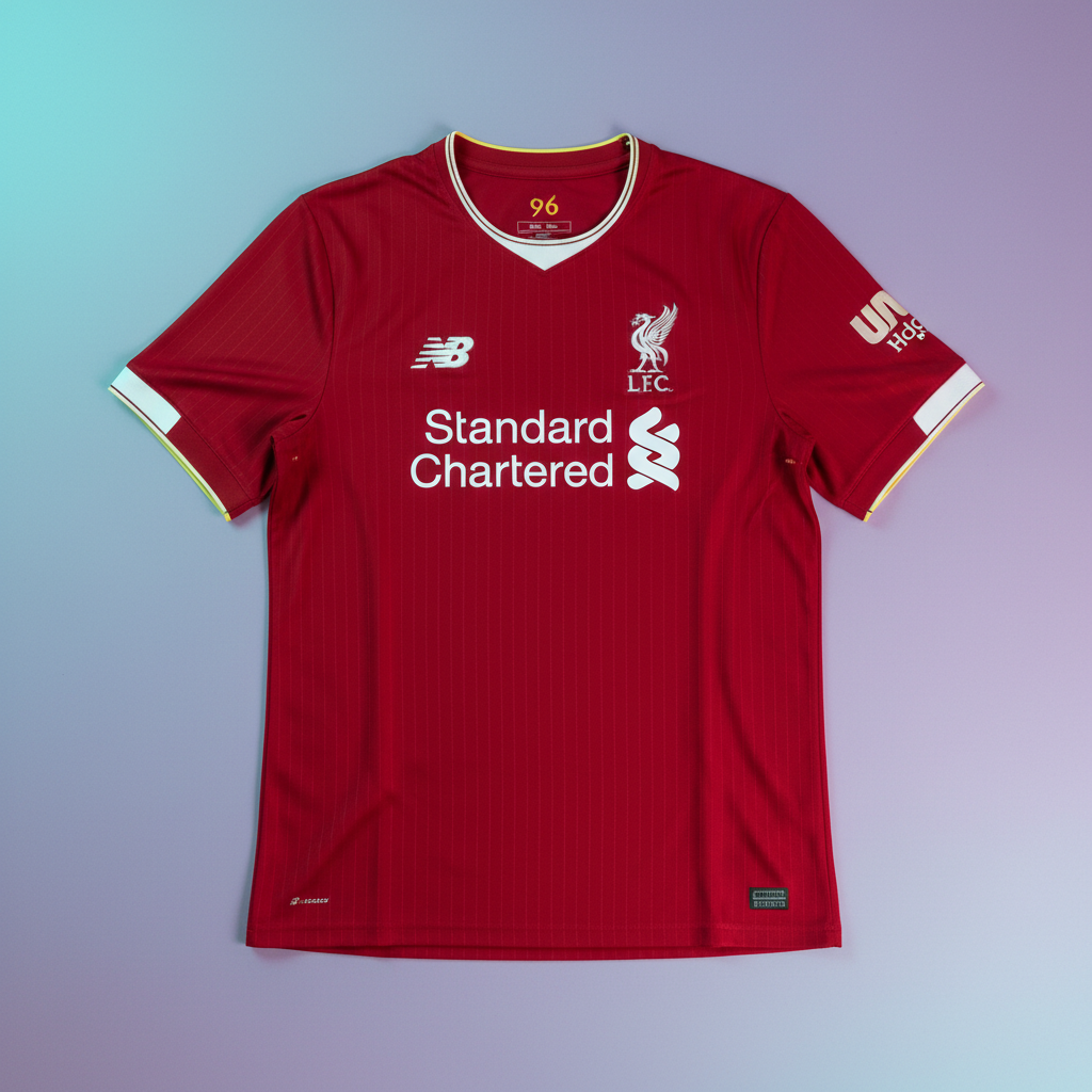 Liverpool 2019/20 Jersey Flat Lay 1:1