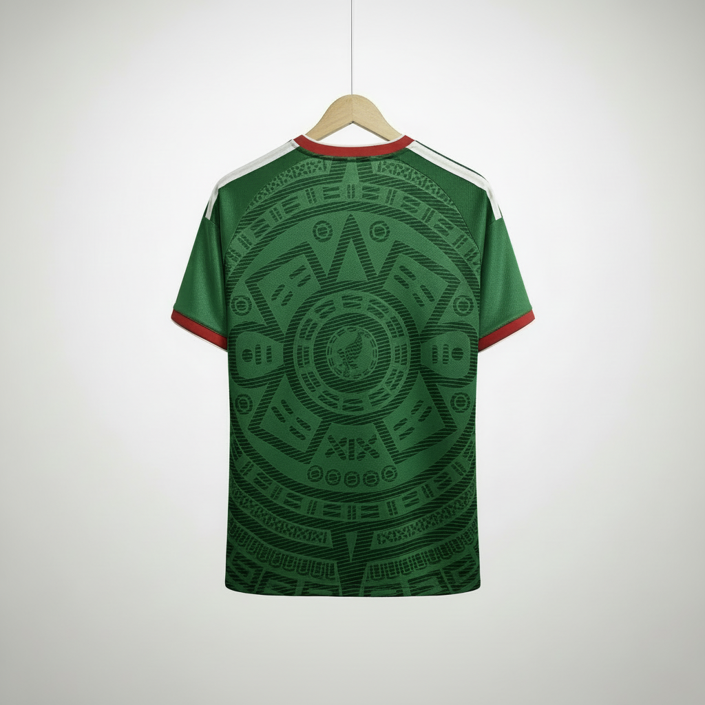 Mexico Jersey Back - jerseyFC Style