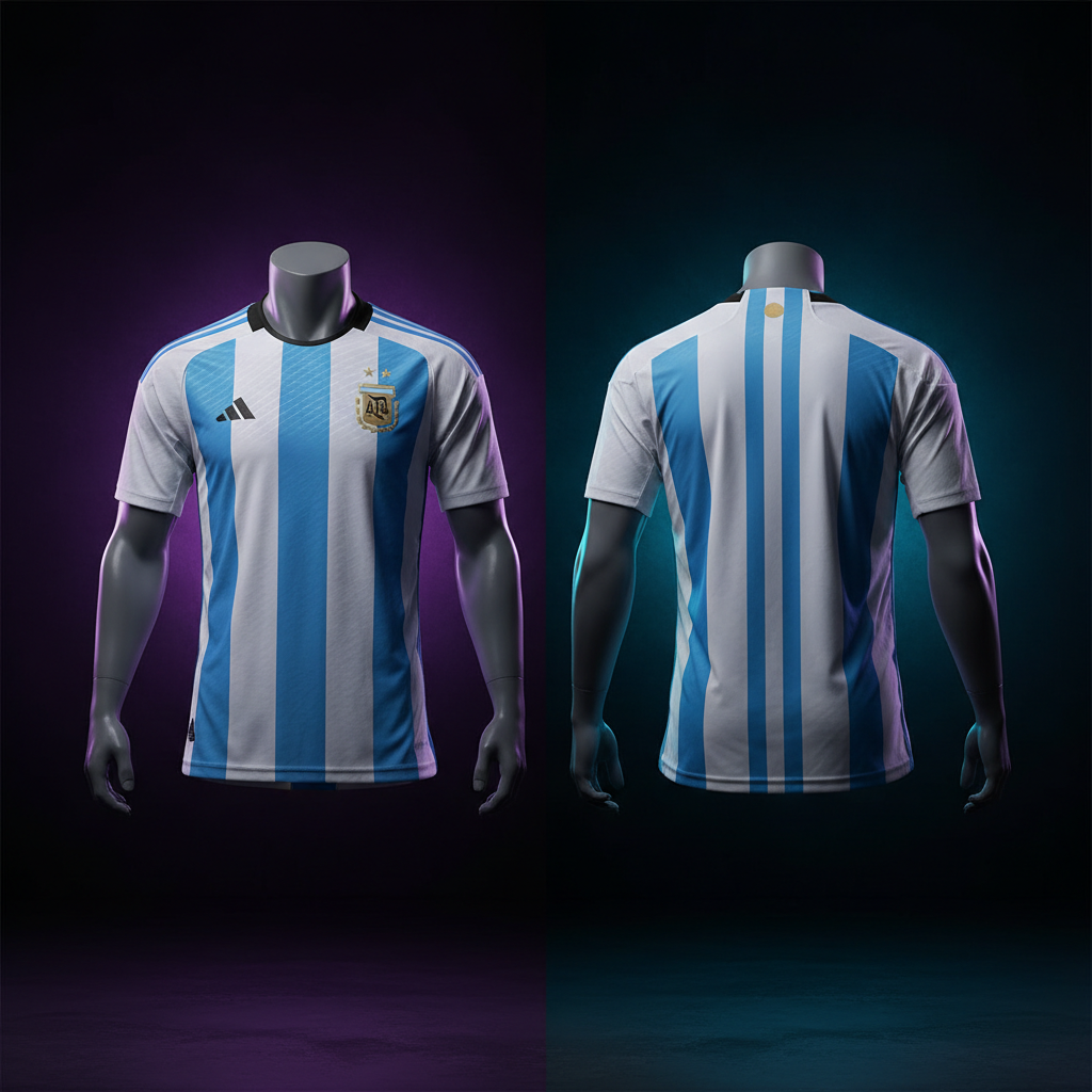 Plain Argentina Jersey Angles 1:1