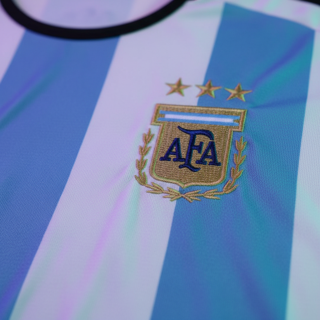 Plain Argentina Jersey Badge 1:1
