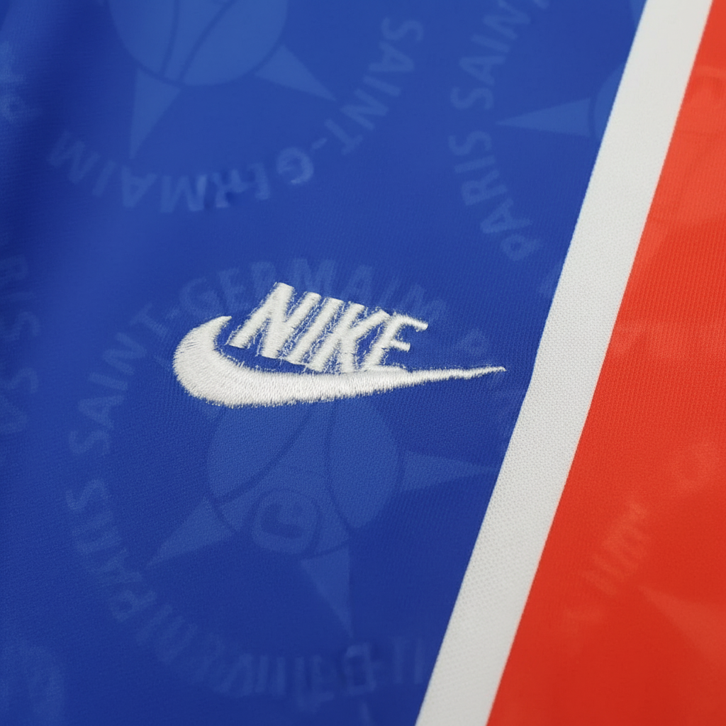 Retro PSG 95/96 Home football jersey - side view