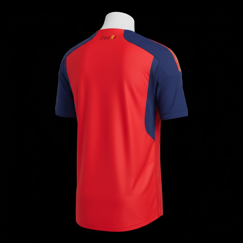 Spain 2026 World Cup Home football jersey - detail close-up
